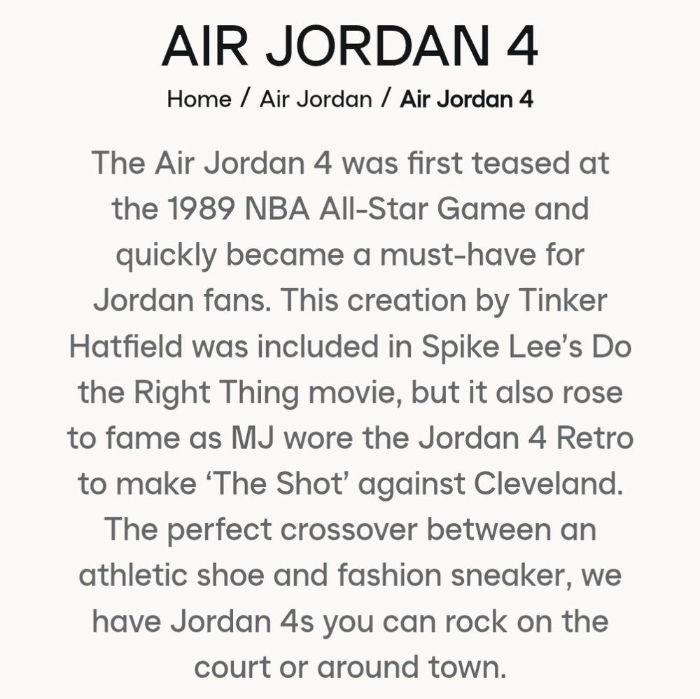 NWOT Men's Air Jordan 4 "Fear" Sneakers - Picture 8 of 9